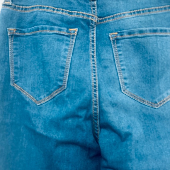 PETITE DEEP IN MY SOUL FLARE JEANS BLUE.SIZE 7 - Picture 7 of 8